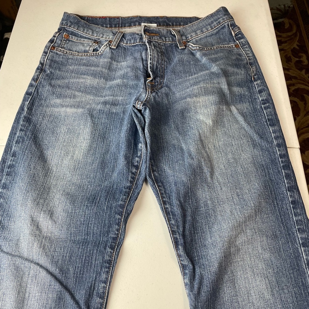 Lucky Dungarees Rider Fit Relaxed Long Length Size 10/30 READ
